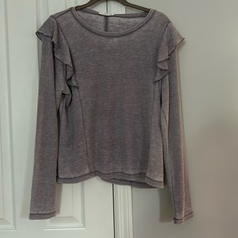 NWT Splendid Collection Waffle Knit top Large